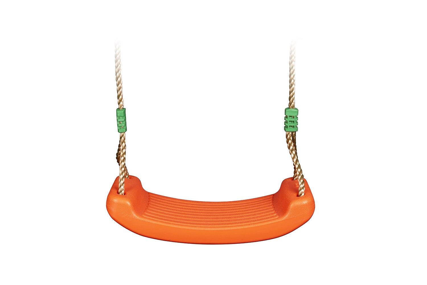 Portique bois-métal avec 2 balançoires + 1 échelle de corde + 1 plateforme avec 6/7