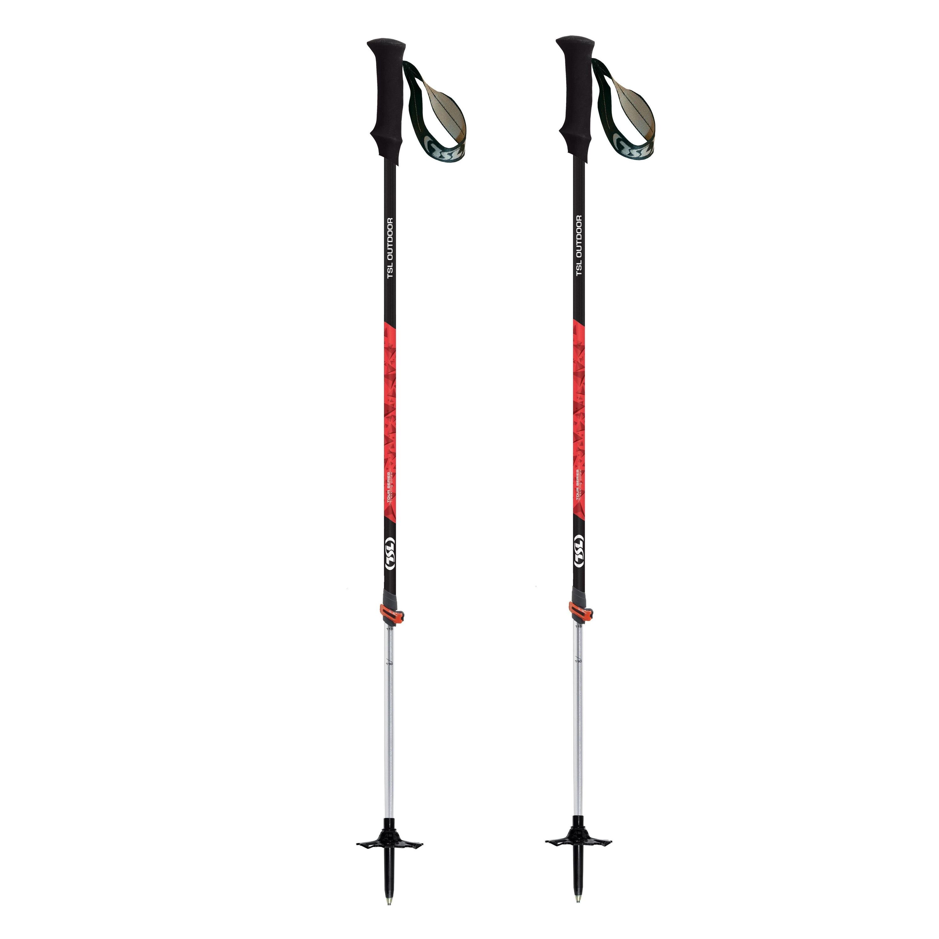 Bâtons de Trekking TSL - Télescopiques - TOUR CARB/AL 2 LIGHT Twist 2/3