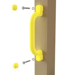 2 poignées jaunes pour aires de jeux en bois TRIGANO XPERIENCE ou XPLORER