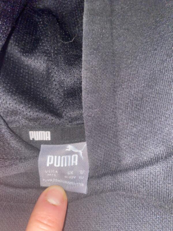 Entre Particuliers - Sweat shirt capuche noir puma 2/6