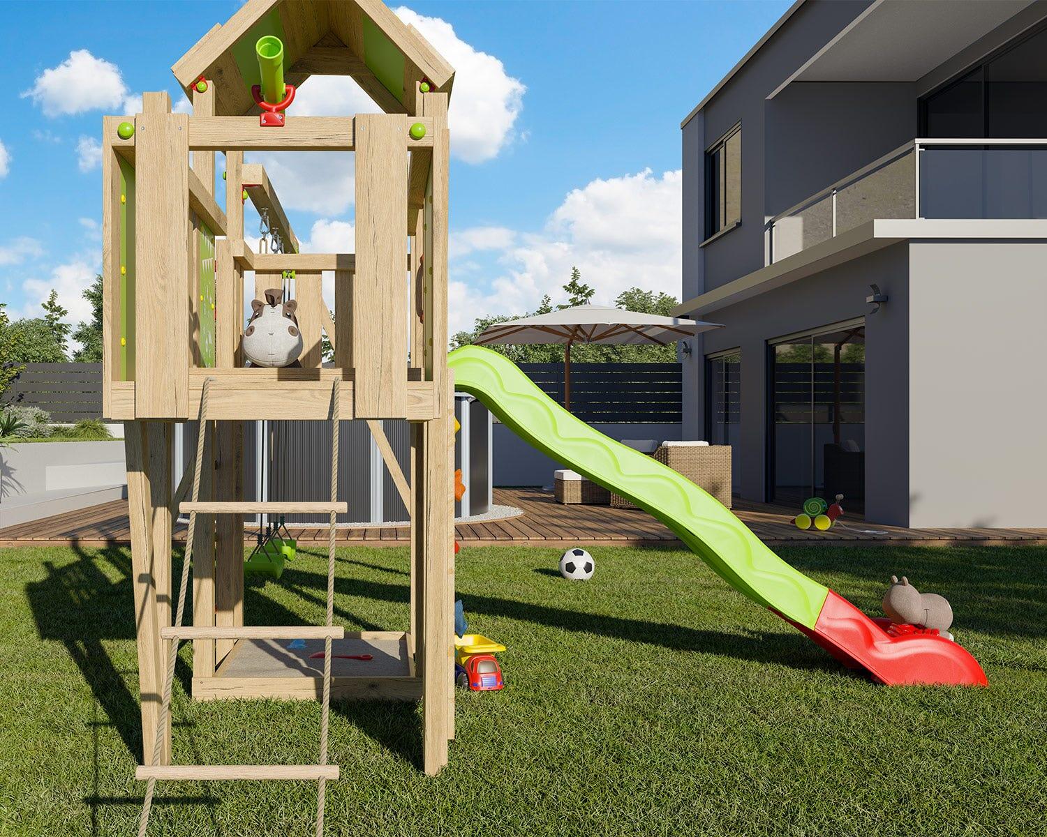 Aire de jeux bois 2,20 m STARRY XPRESSION - 10 enfants 7/7