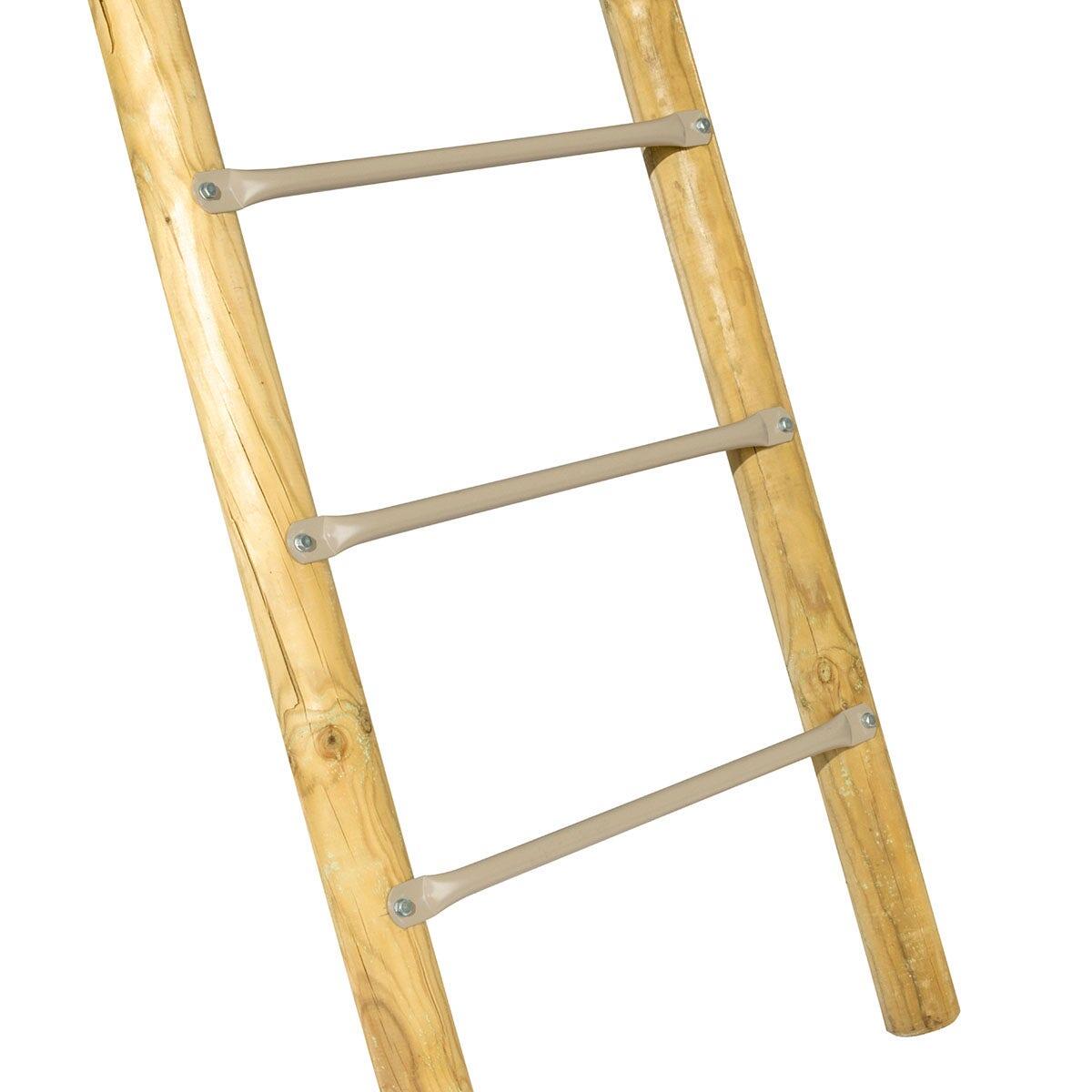 Station de jeux bois poutre métal 2,30 m Techwood ARROBA - 4 enfants 7/7