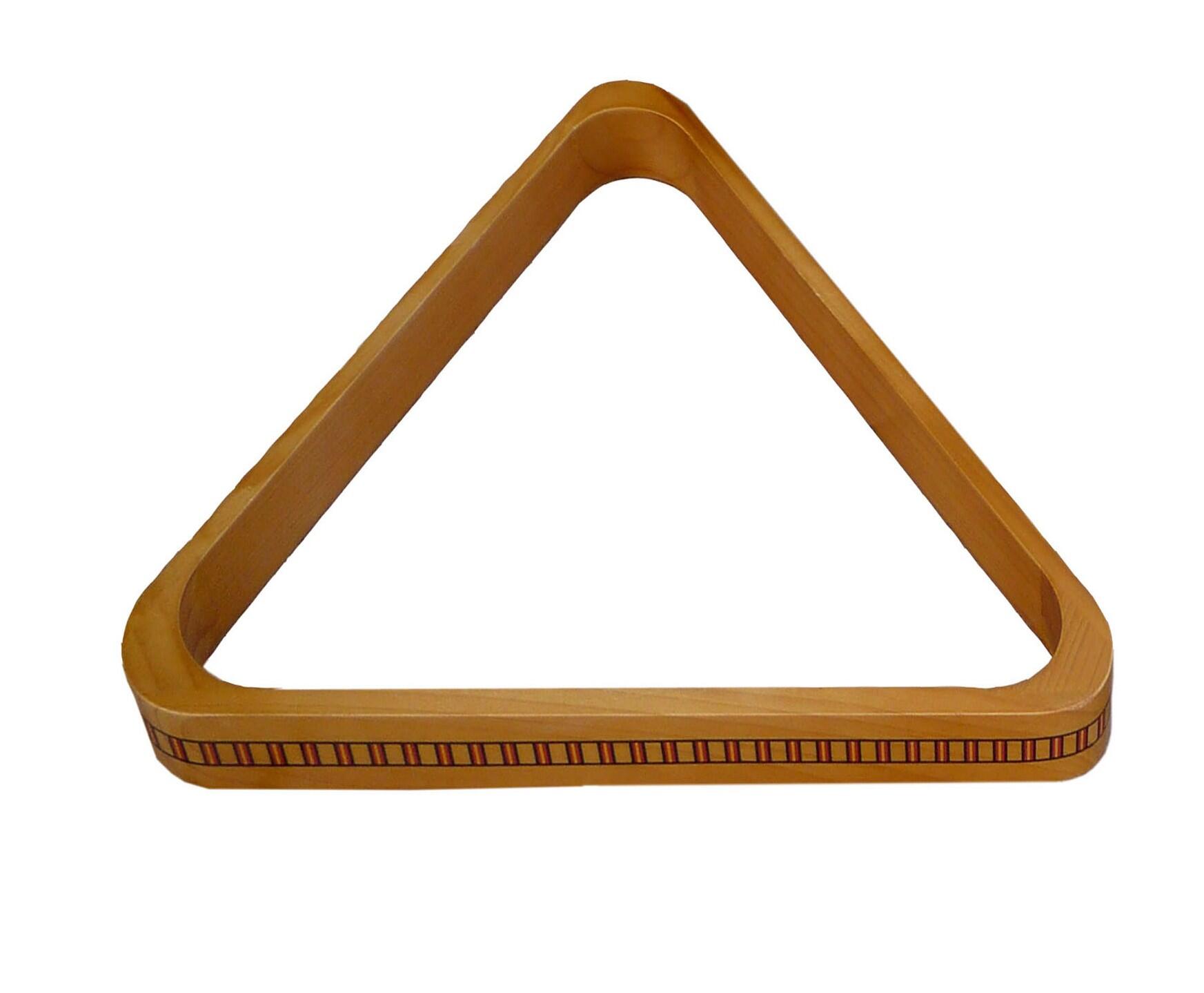 Biljartdriehoek van Gedecoreerd Dennenhout 2 1/4" 1/1
