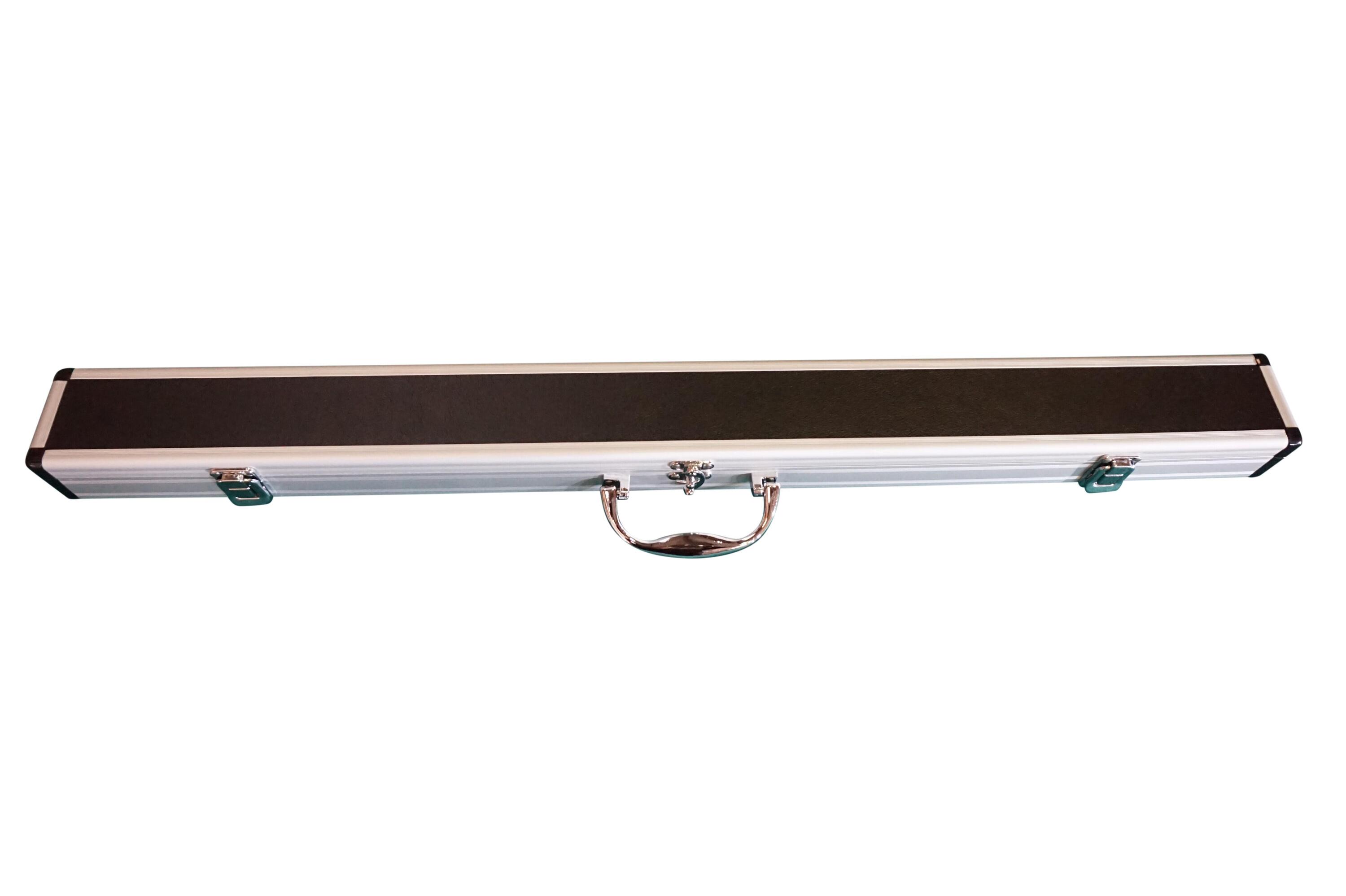 Boitier rigide Noir et Argent pour Queue de Billard 3/4