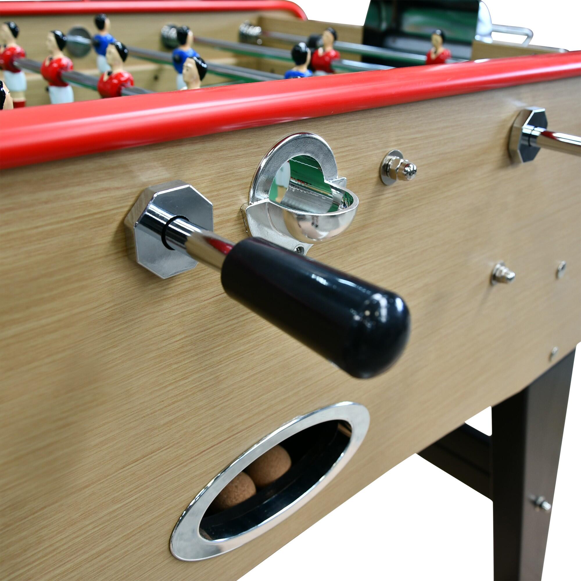 Baby-foot CLASSIC avec barres télescopiques et Balles Lièges Inclus 151x77x91cm 5/7