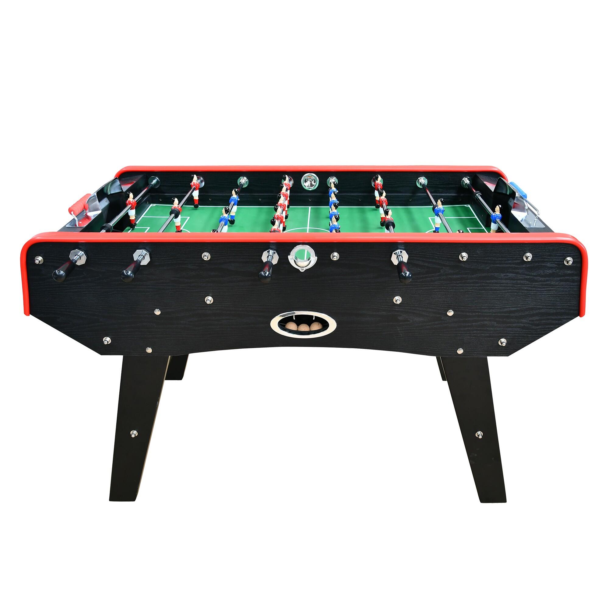 Sokker - Baby-foot Classic Avec Barres Télescopiques Et Balles Lièges Inclus 151x77x91cm - Table De Baby-foot - Noir - Taille Unique - Decathlon