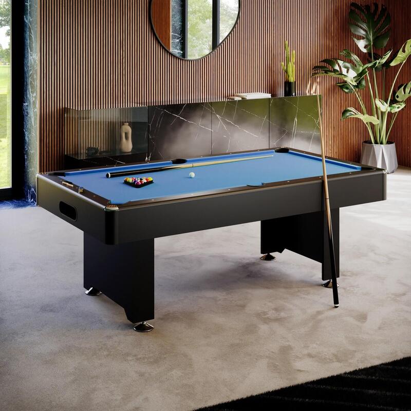 Billard Américain convertible Table 213x121x80cm avec Retour de boules et Access