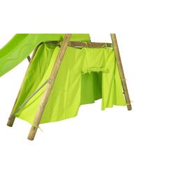 Cabane tissu pour portique bois