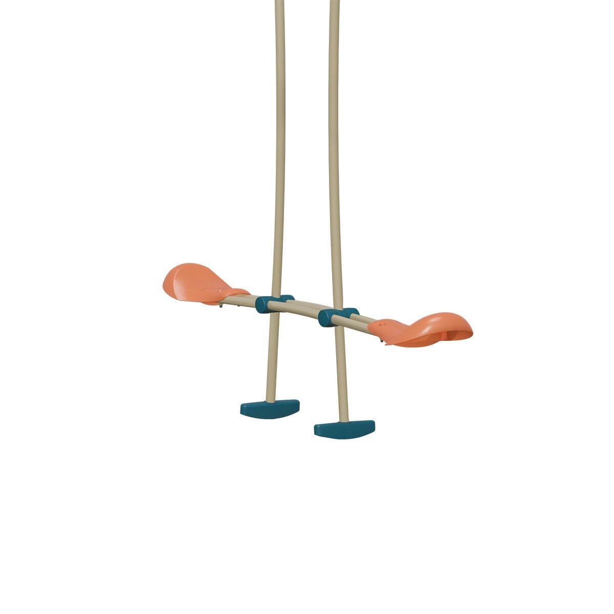 Trigano - Face À Face Corail Pour Portique Métal 2,30 M Trigano - Balançoire - Rose - Taille Unique - Decathlon