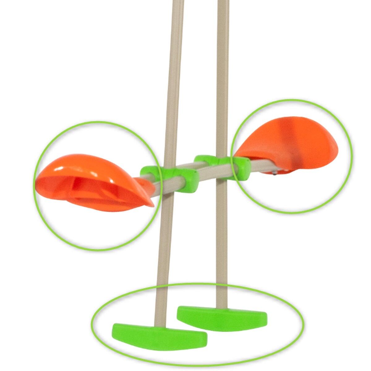 Trigano - Sièges Ergonomiques Pour Face À Face Trigano Avec Pieds - Balançoire - Orange - Taille Unique - Decathlon