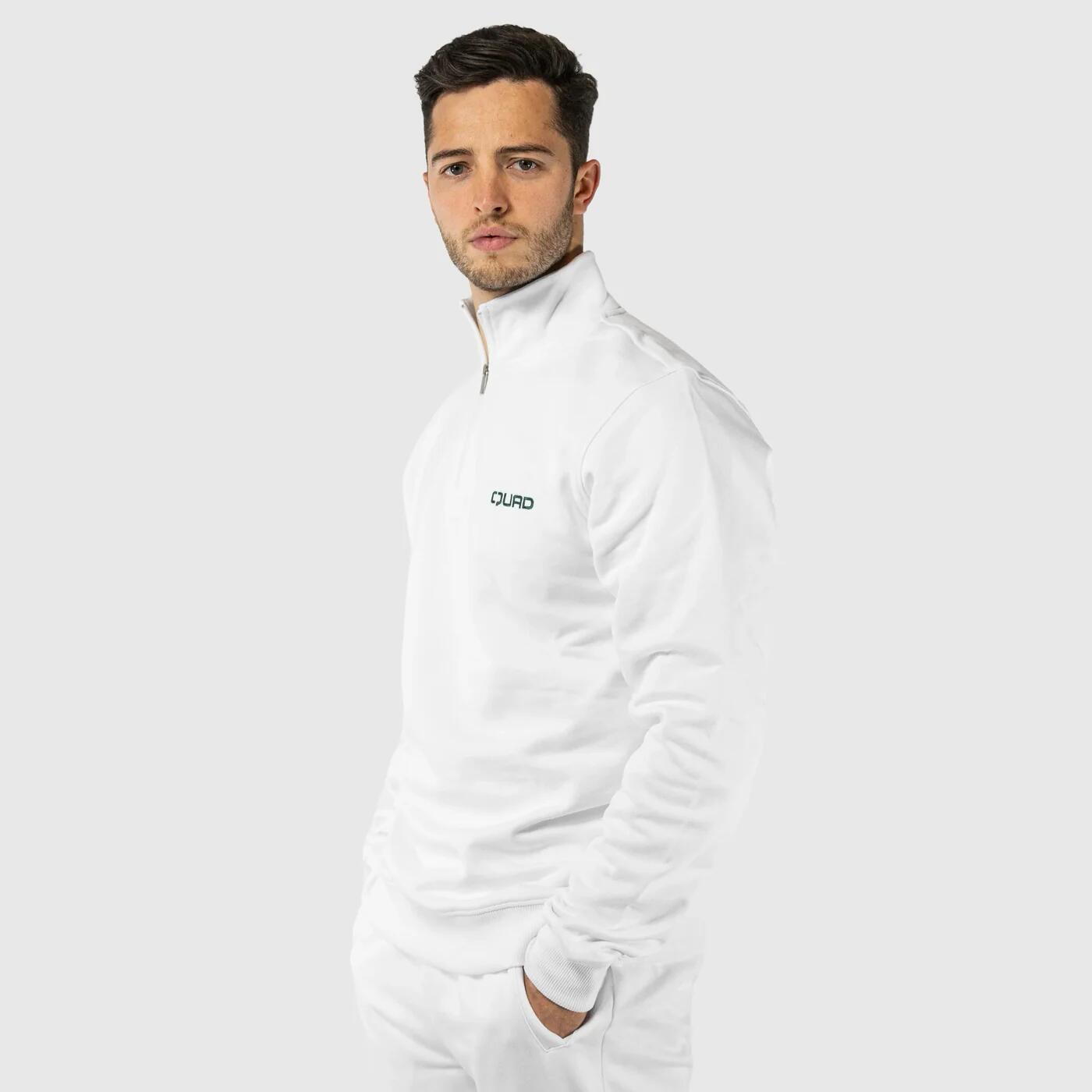 Half-Zip Hoodie Branco 4/6