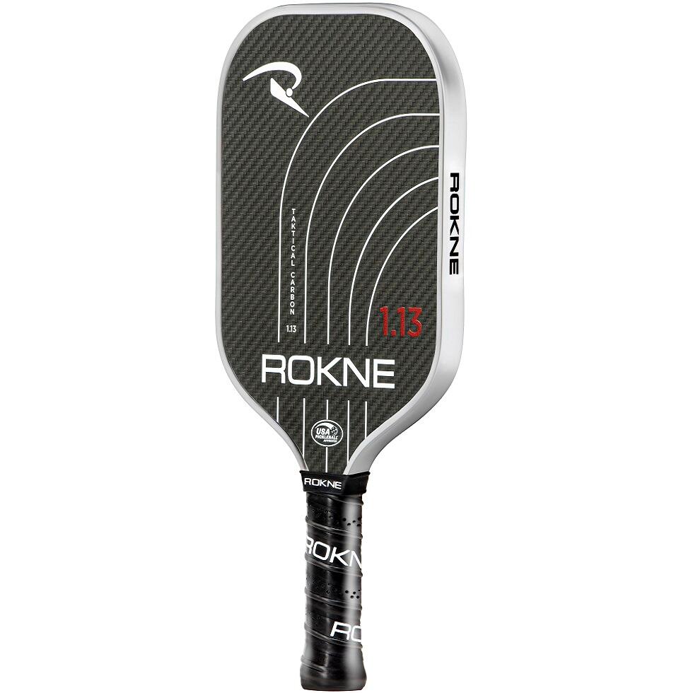 ROKNE Taktical Carbon 13mm Pickleball Paddle, Cover & Balls 3/4
