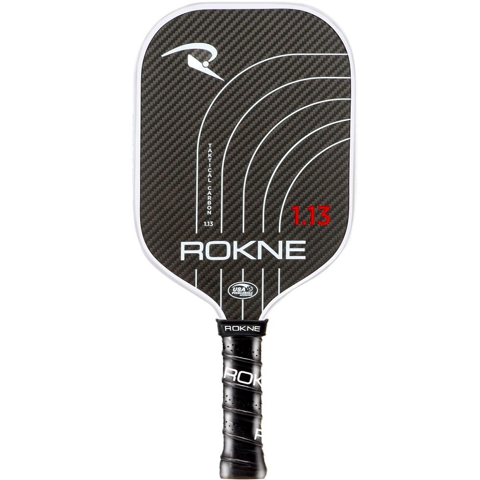 ROKNE Taktical Carbon 13mm Pickleball Paddle, Cover & Balls 2/4