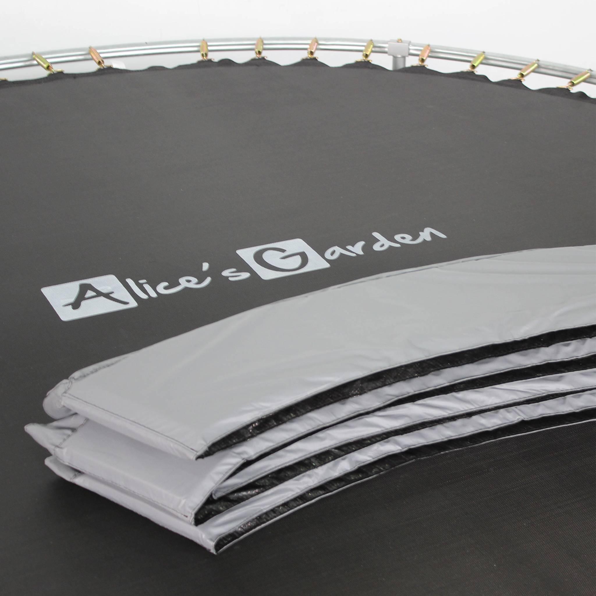 Trampoline 490cm gris avec filet de protection - 4m | sweeek 6/6