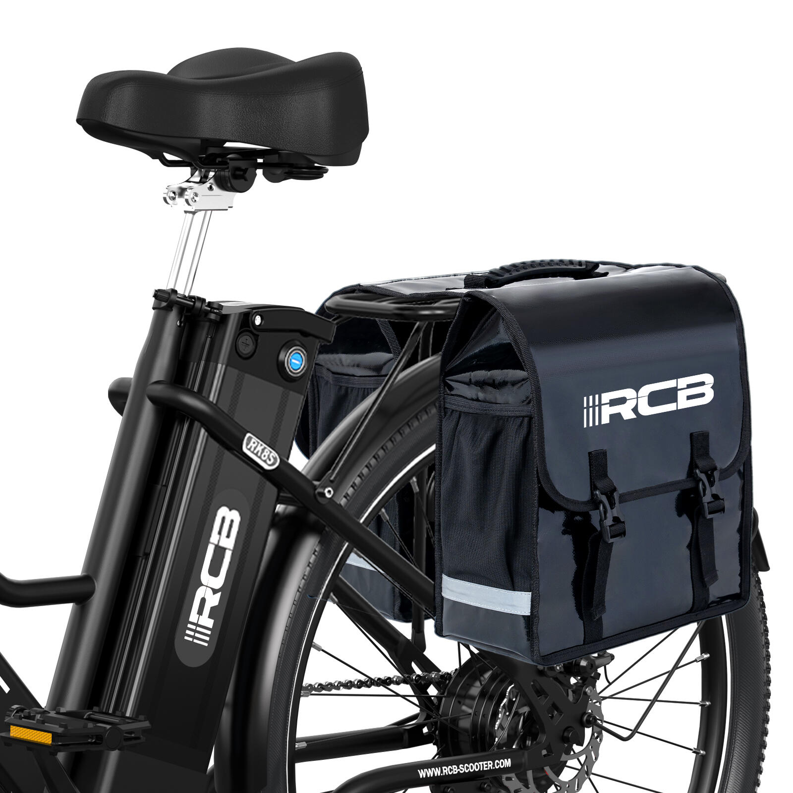 Electric City Bikes RK8S, E-bikes 26",APP,36V 10.4Ah 5/7