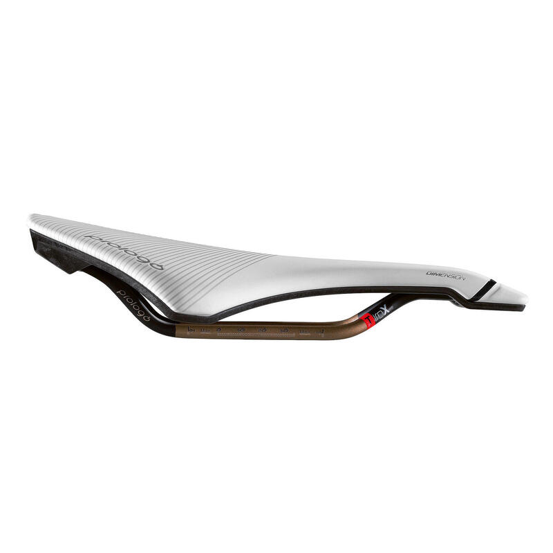 Selle Dimension 143 Tirox Unisex, blanche