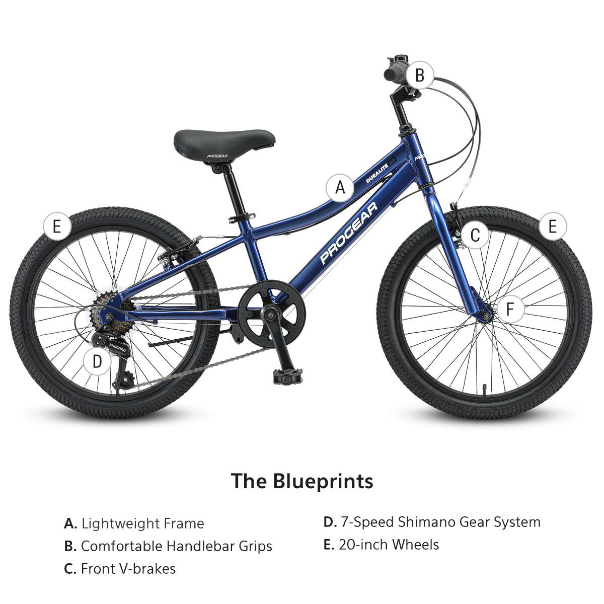 Mountain Bike Dart Kids Speed Bike Dart 20” Kids' Bike 7-Speed