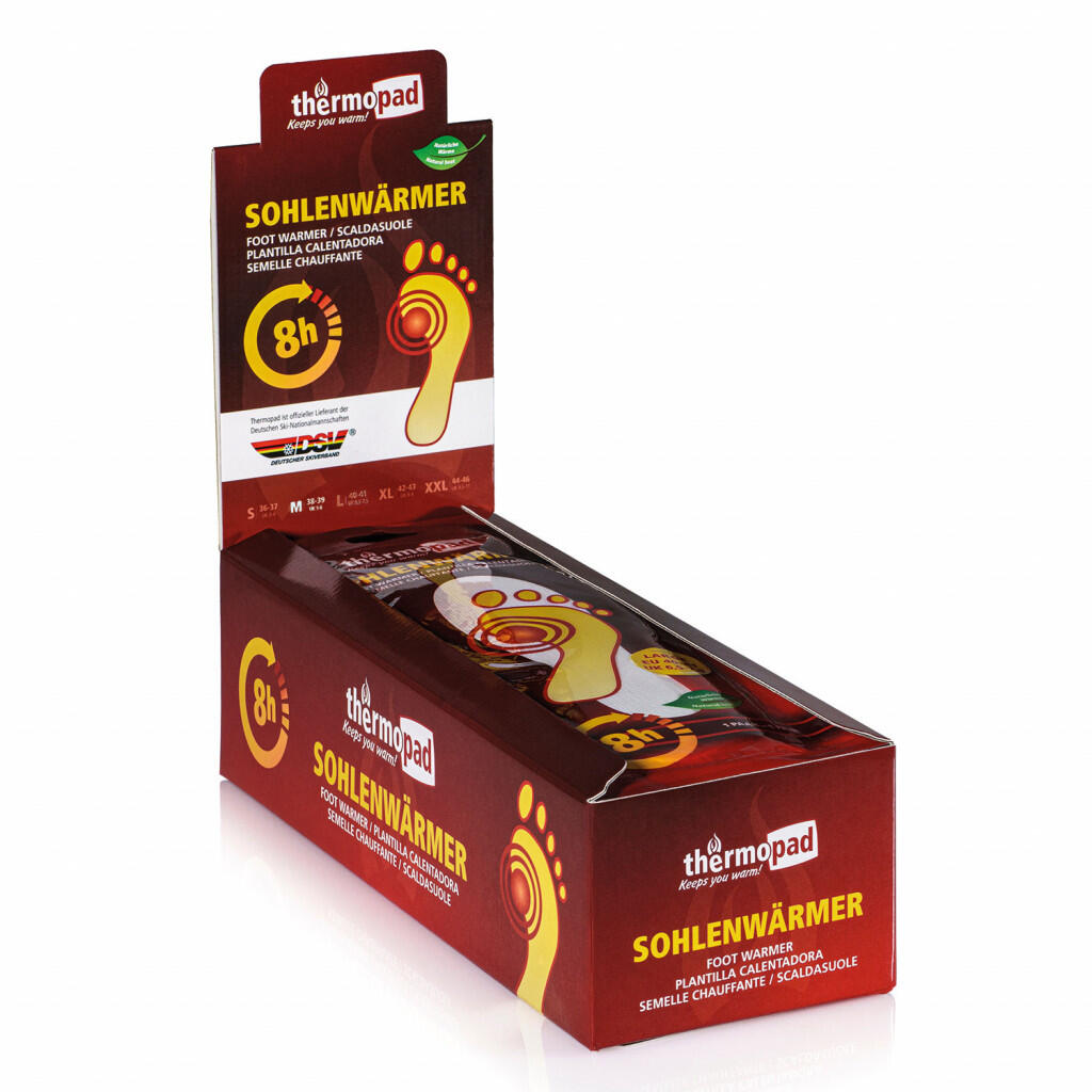 Semelles chauffantes auto-chauffantes taille 36-37 pack de 10 usage unique 3/6