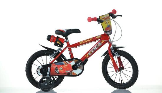 SCH CARS 12" bicicletta per bambini con accessori