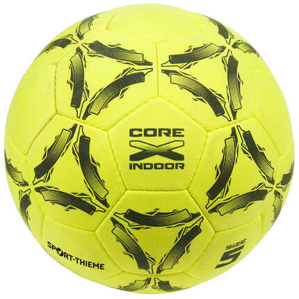 Hallenfußball CoreX Indoor Größe 5 Fußball Unisex Gelb-Schwarz