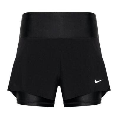 Nike dri-fit swift mid-rise 3" hardloopshorts voor dames 2in1 xs