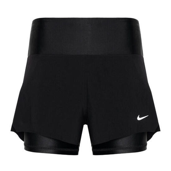Short de course Nike Dri-Fit Swift taille mi-haute 7,6 cm pour femme 2 en 1 XS