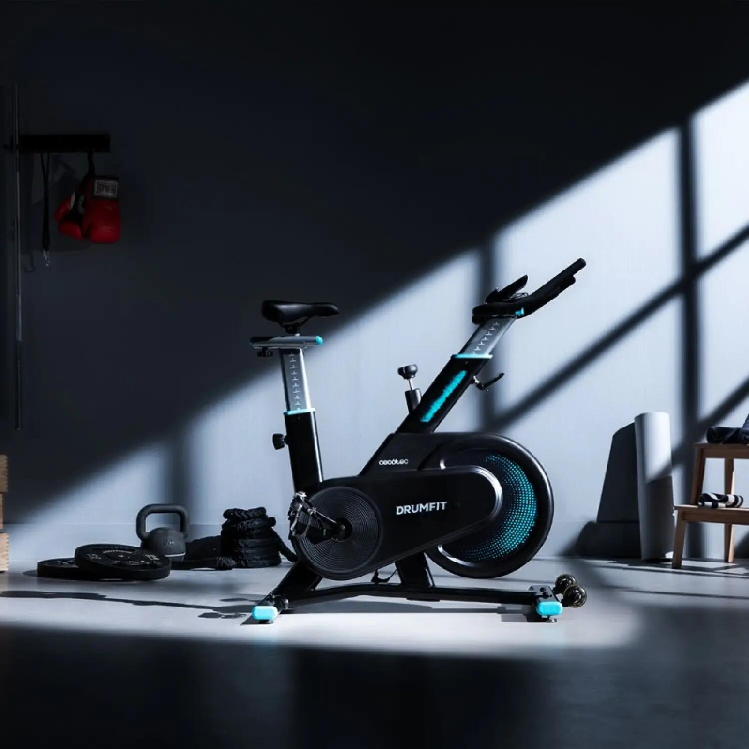 Cecotec DrumFit Indoor 7000 Magno. Résistance magnétique, design compact, silenc 2/7