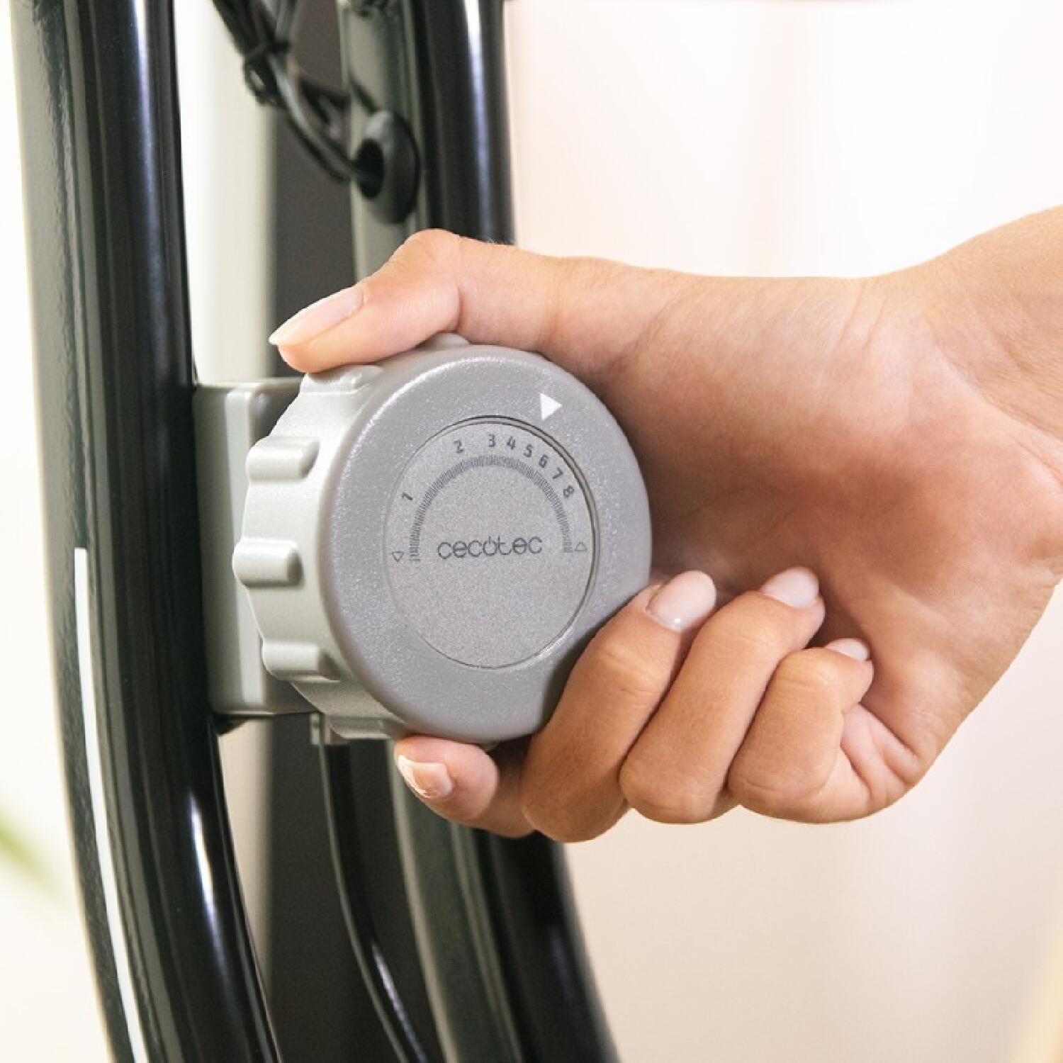 Cecotec Bicicleta estática dobrável com encosto. Ecrã LCD. Resistência magnética 4/7