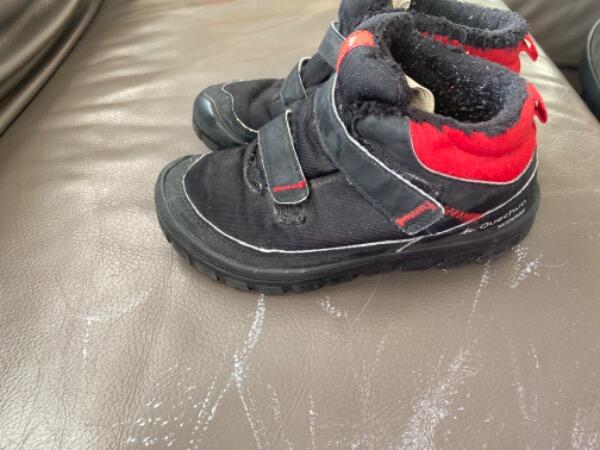 Entre Particuliers - Bottines après ski randonnée neige quechua 32 wate 4/7