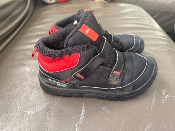 Entre Particuliers - Bottines après ski randonnée neige quechua 32 wate 2/7