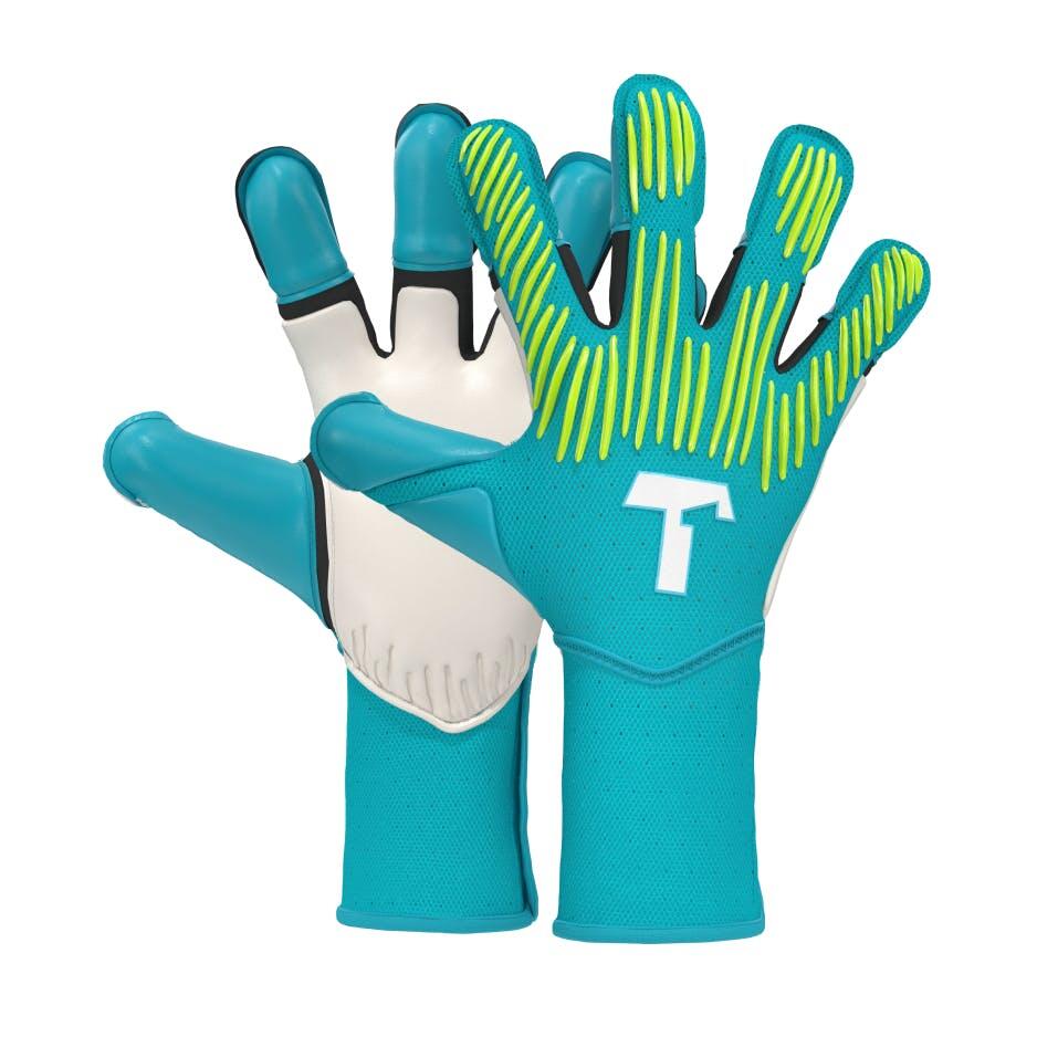 T1TAN Guanti da Portiere per Adulti Rebel 2.0 Sky Blue con Protezioni per le Dita