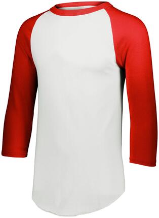 Koszulka baseballowa 3/4 Augusta Sportswear Mouw 2.3 dla dorosłych
