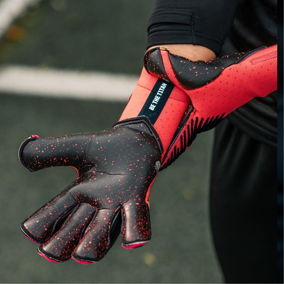 Torwarthandschuhe Erwachsene Rebel  Solar Red, viele Größen 2/7