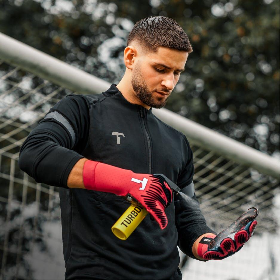Guanti da Portiere per Adulti Rebel 2.0 Solar Red 5/7