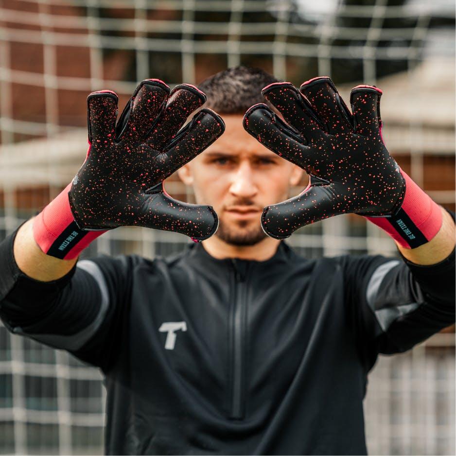 Rękawice bramkarskie seniorskie Rebel 2.0 Solar Red