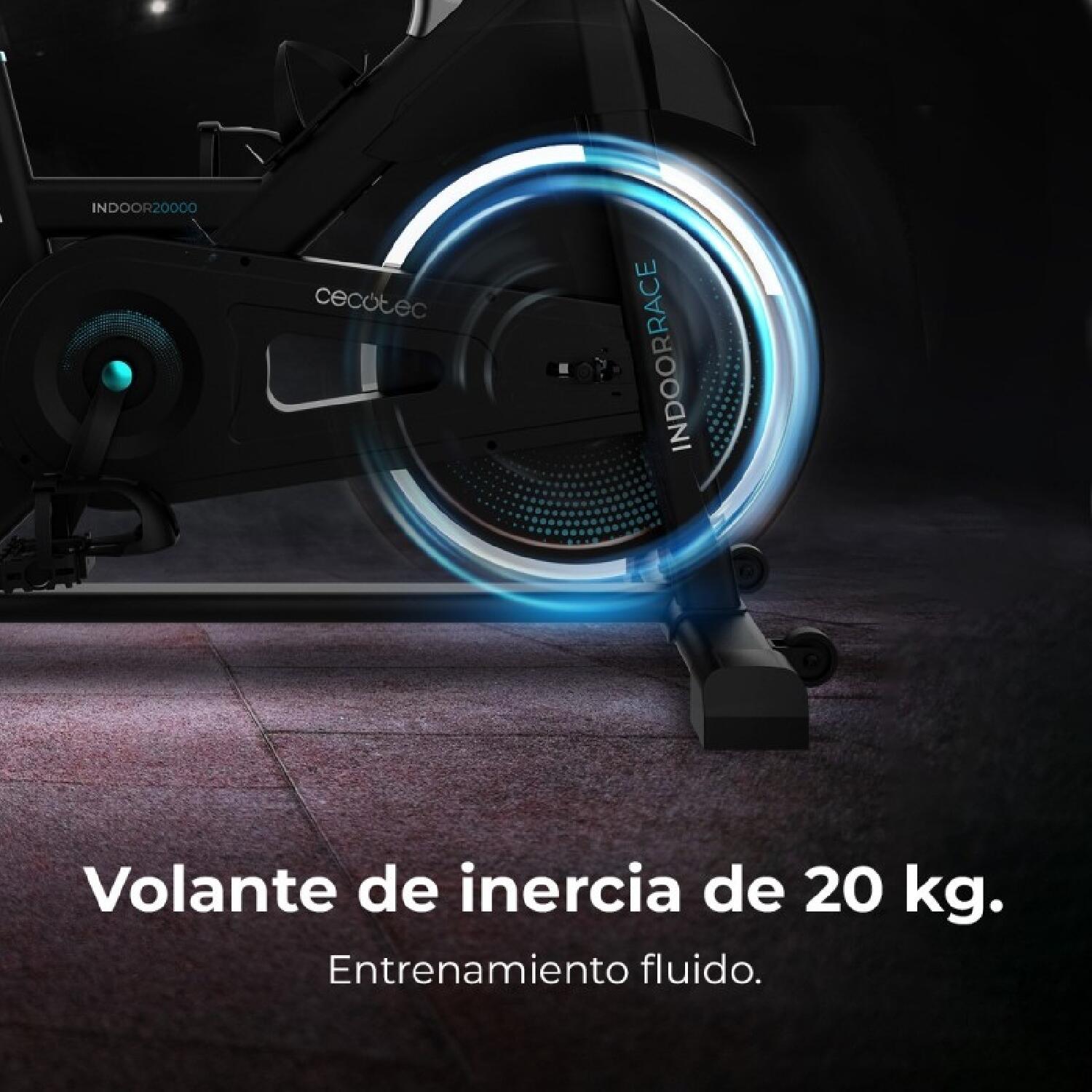 Cecotec Bicicleta Estática Indoor con Volante de Inercia de 20Kg DrumFit Indoor 2/7