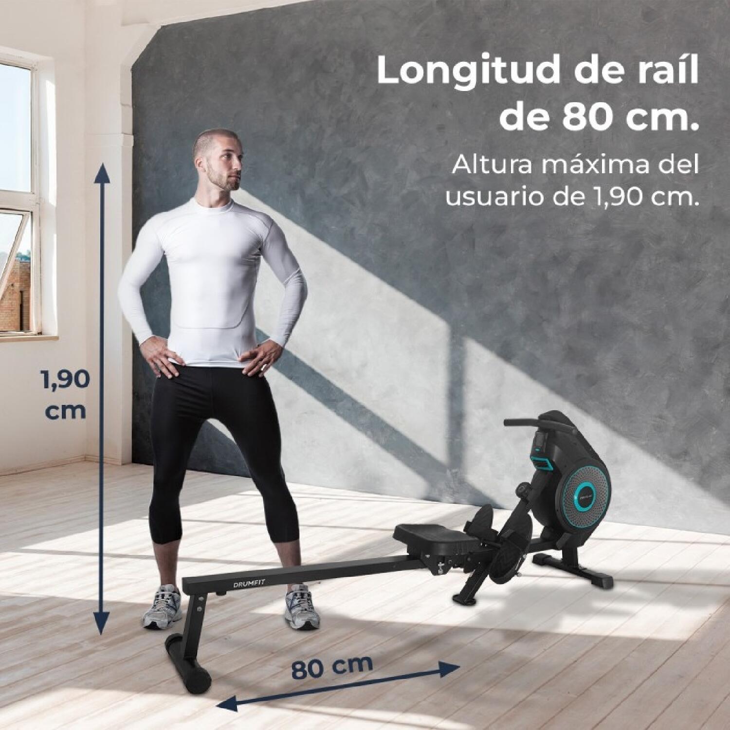 Cecotec Remo de Ar Drumfit Rower Eolo Magno 5/5