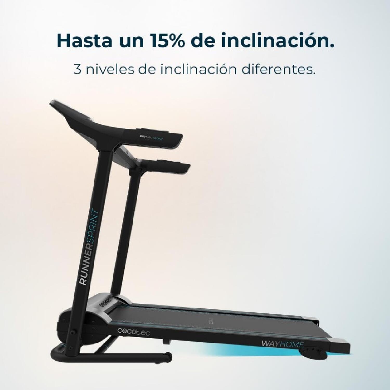 Cecotec Cinta de correr DrumFit WayHome 1200 Runner Sprint 3/7