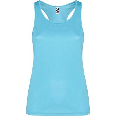 Dames shura sportvest top (fluro geel)