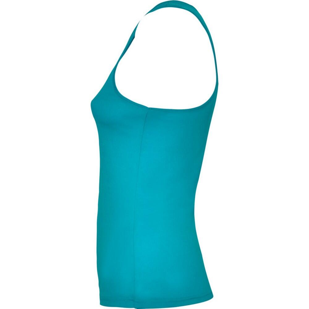 Dames Shura Sportvest Top (Turquoise) 3/3
