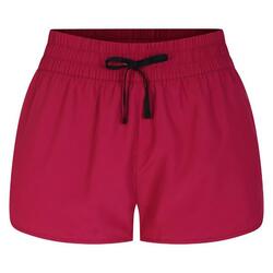 Short Motif/style 2en1 SPRINT UP Femme (Rose Foncé / Rose Néon)