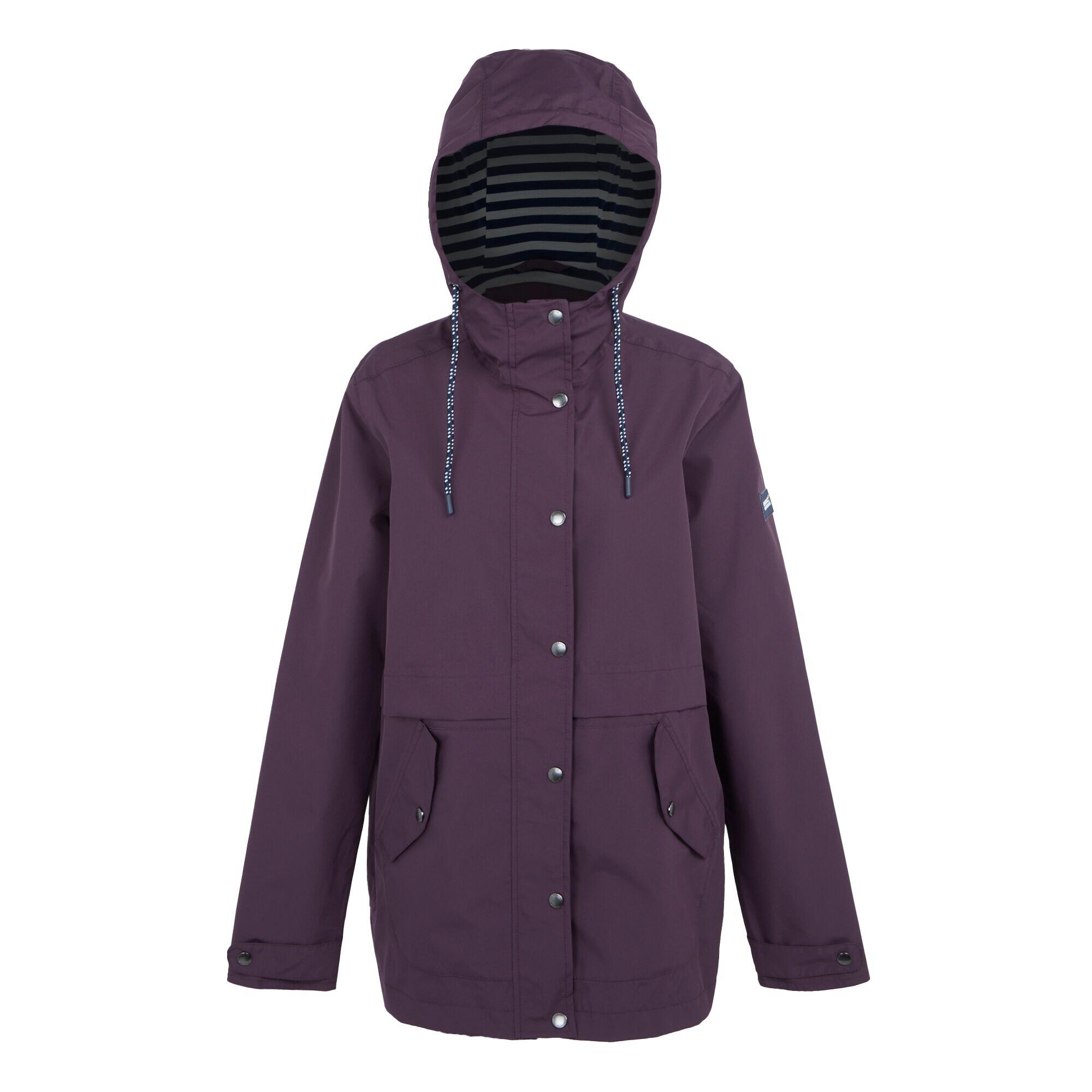 REGATTA Womens/Ladies Bayla Waterproof Jacket (Deep Plum)