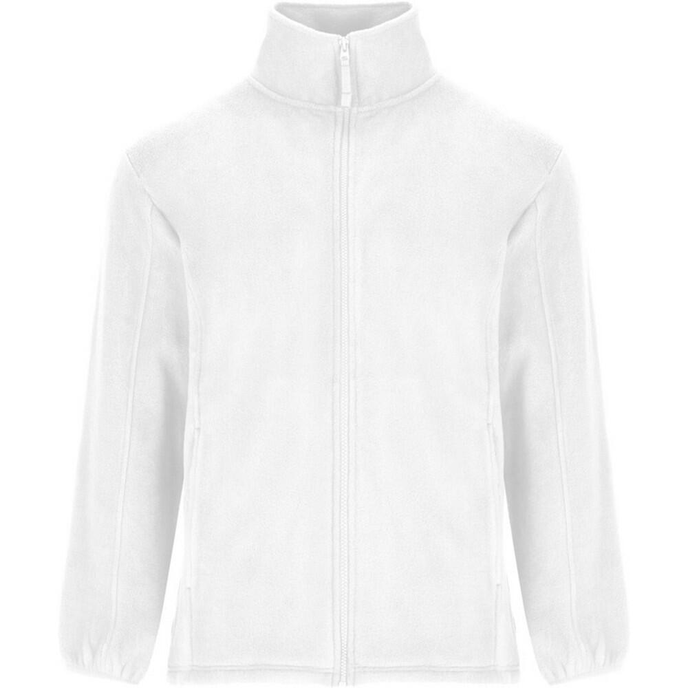 Heren artic full zip fleecejack (wit)