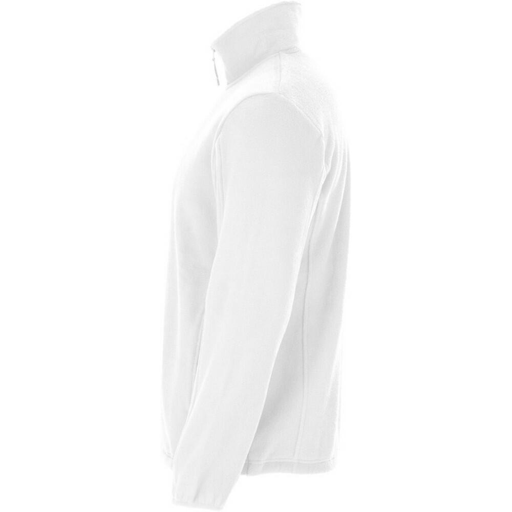 Giacca In Pile Cerniera Su Intera Lunghezza Uomo Roly Artic Bianco 3/3