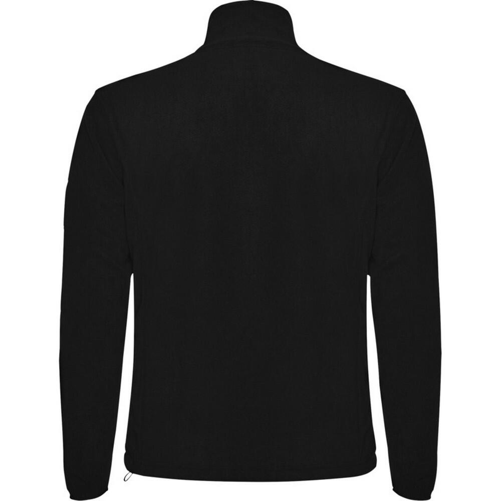 Giacca In Pile Cerniera Su Intera Lunghezza Uomo Roly Luciane Nero Tinta Unita 2/4