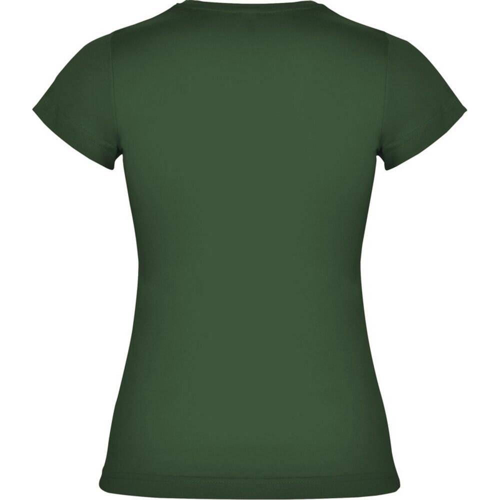 Maglietta Maniche Corte Donna Roly Jamaica Verde Bottiglia 2/4