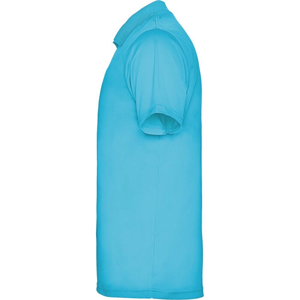 Polo MONZHA Homme (Turquoise Vif) 3/3