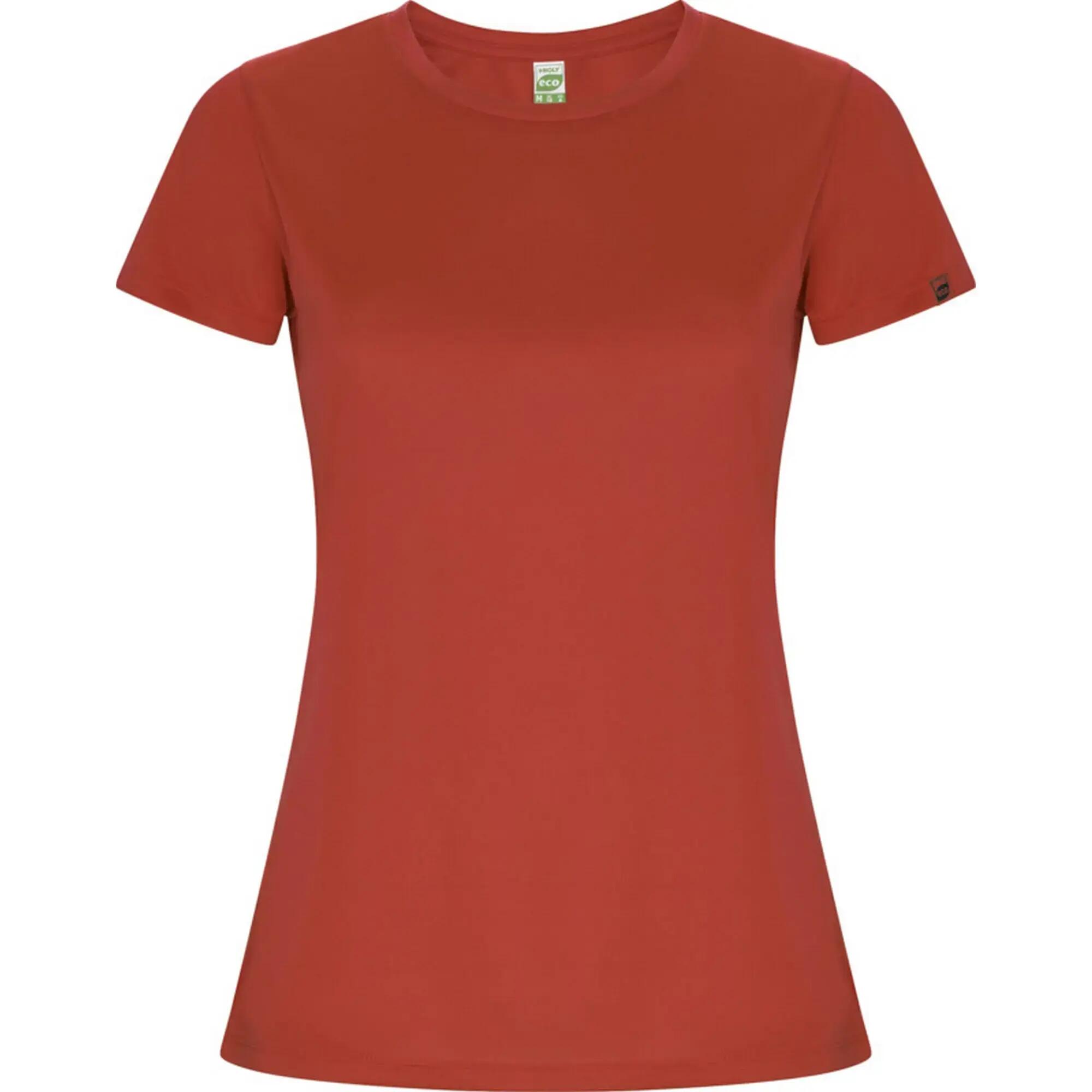 Dames imola sport tshirt (massief zwart)