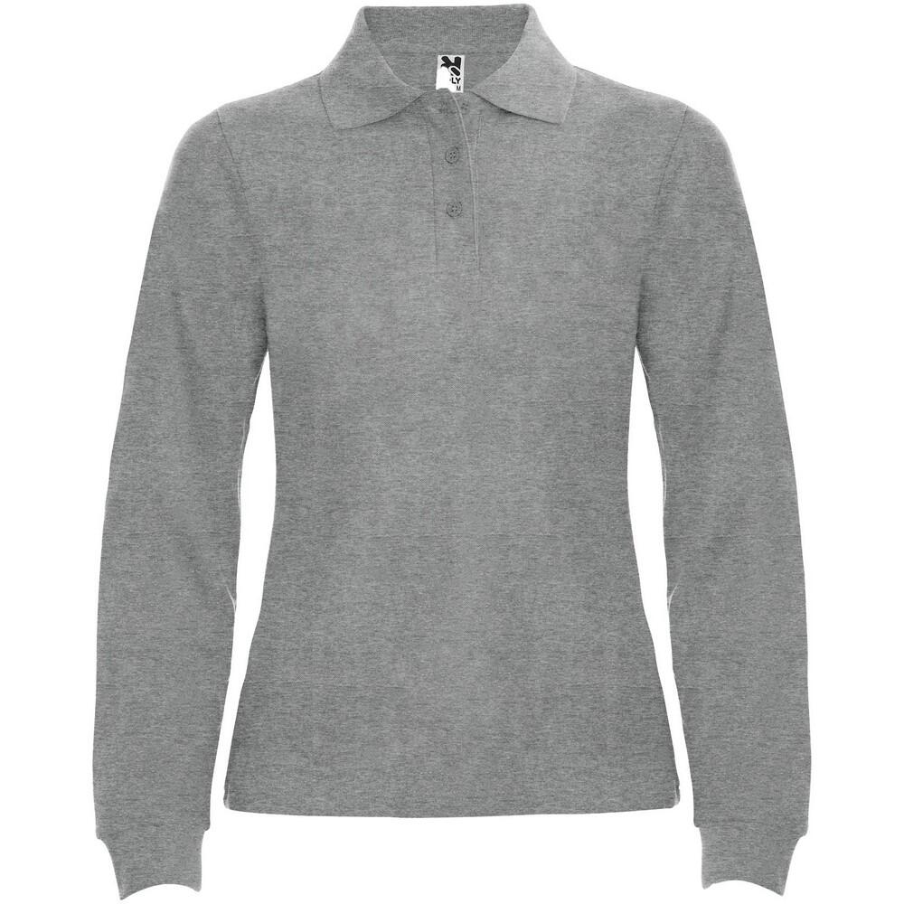 Roly - Polo Estrella Femme (gris Chiné) - T-shirt Manches Longues - Gris - 56 3xl - Decathlon