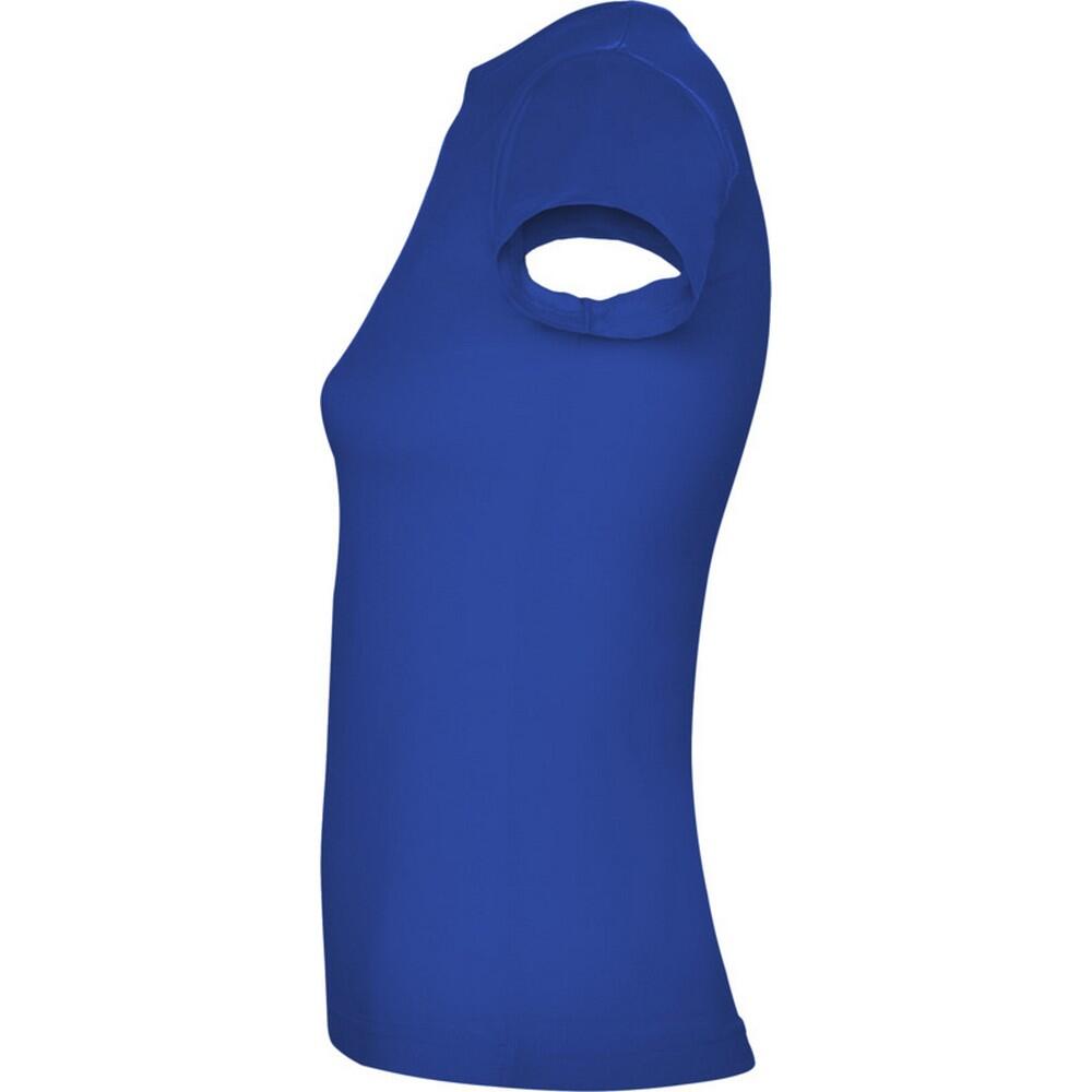 Maglietta Maniche Corte Donna Roly Jamaica Blu Reale 4/4